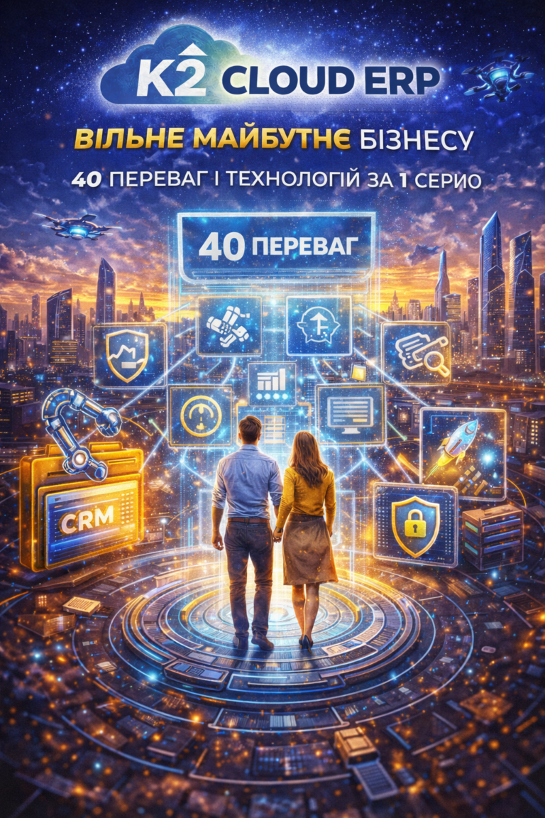 K2 ERP: чому відкладати міграцію з 1С/BAS дорожчає щокварталу: K2 ERP — вільне майбутнє бізнесу