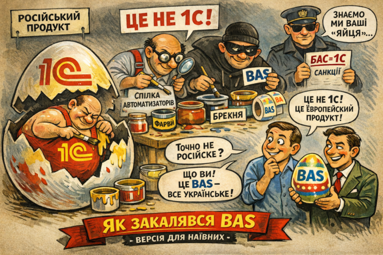 Як закалявся BAS, або як 1С фарбували на Великдень