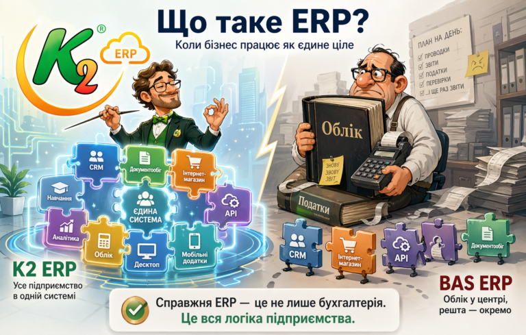 Що таке ERP: чому відкладати міграцію з 1С/BAS дорожчає щокварталу: Що таке ERP — і чому справжня ERP-інстру