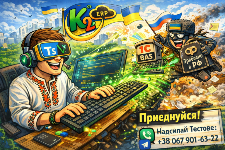 TypeScript / Vue розробник в K2 ERP — створи українську ERP-систему, що замінить 1С/BAS в Україні