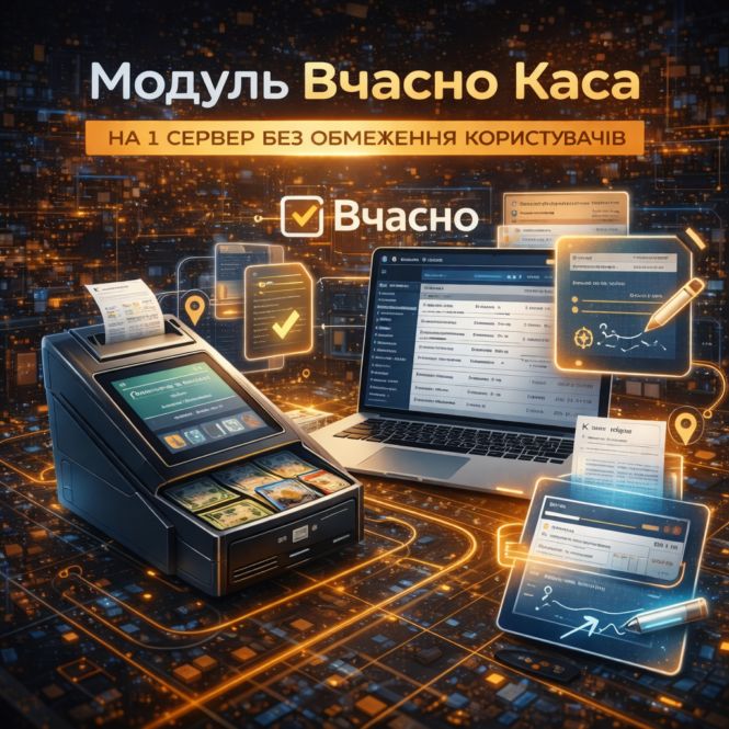 Модуль Вчасно Каса: чому відкладати міграцію з 1С/BAS дорожчає щокварталу: Модуль Вчасно Каса 1 Вчасно Каса