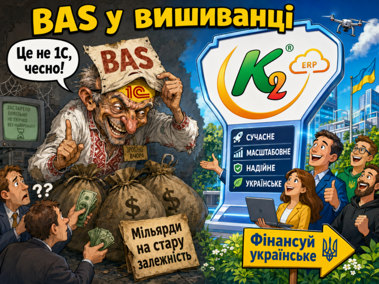 BAS у вишиванці, або 1С, яка сходила на ребрендинг