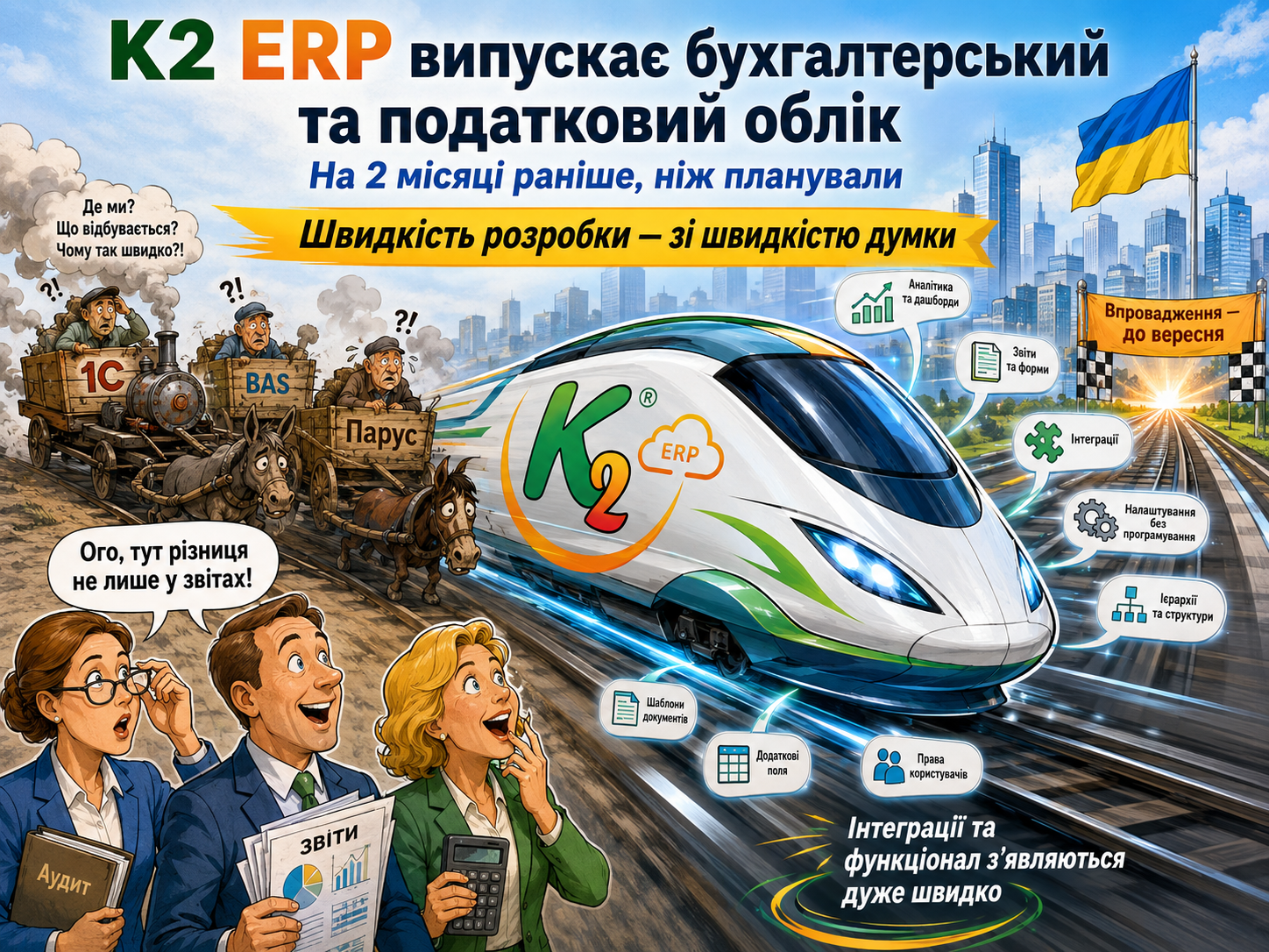 K2 ERP бухгалтерія
