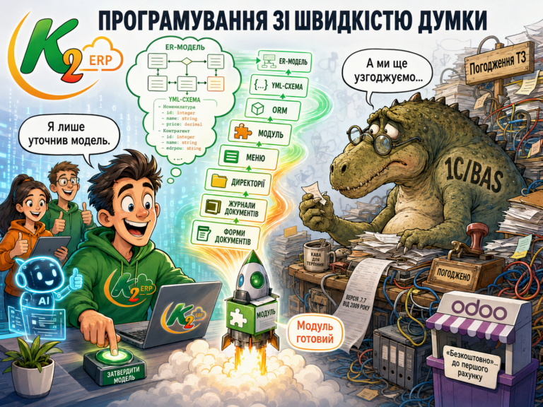 Програмування зі швидкістю думки: чому відкладати міграцію з 1С/BAS дорожчає щокварталу: Програмування зі швидкістю думки